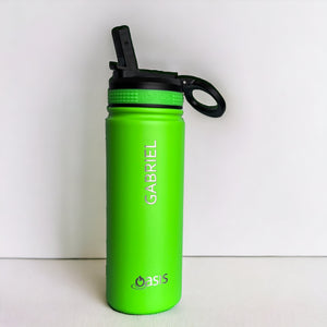 Oasis 550ml Insulated Sports Bottle with Sipper Straw