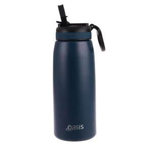 Oasis 780ml Insulated Sports Bottle with Sipper Straw