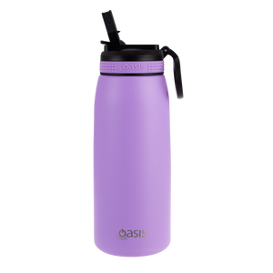 Oasis 780ml Insulated Sports Bottle with Sipper Straw