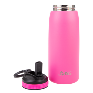 Oasis 780ml Insulated Sports Bottle with Sipper Straw
