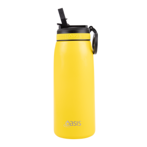 Oasis 780ml Insulated Sports Bottle with Sipper Straw