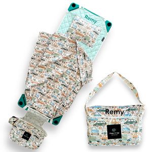 Personalised Daycare Bedding Vehicle Transport