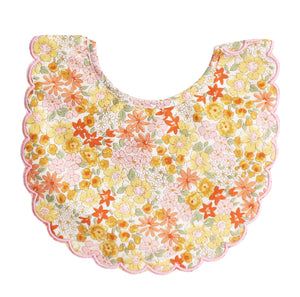Scallop Edge Bib Sweet Marigold