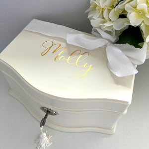 Personalised Ballerina Musical Jewellery Box LARGE