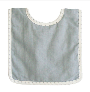 Bobby Bib Grey Linen