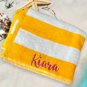 Personalised Beach Towel