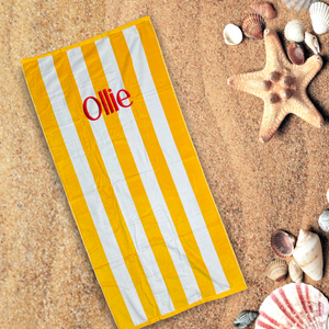 Personalised Beach Towel