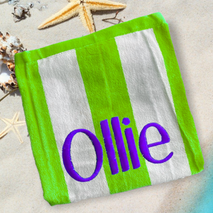 Personalised Beach Towel