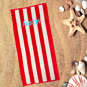 Personalised Beach Towel