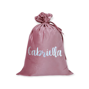 Personalised Santa Sack - Dusty Pink