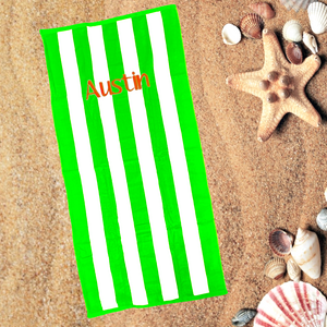 Personalised Beach Towel