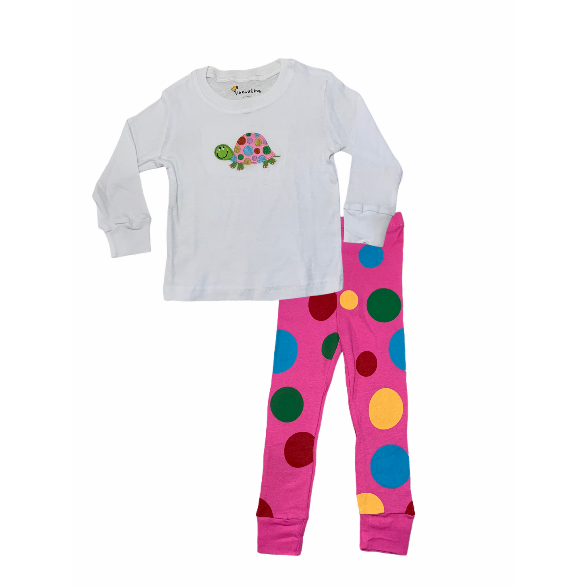 Pink Turtle Long Pyjama Set
