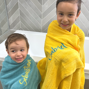 Personalised Bath Towel and Washer Set