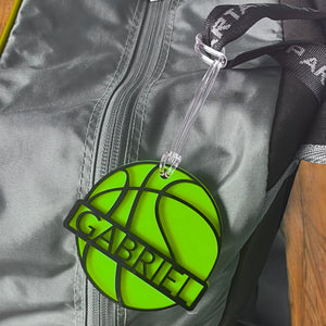 Basketball Bag Tag