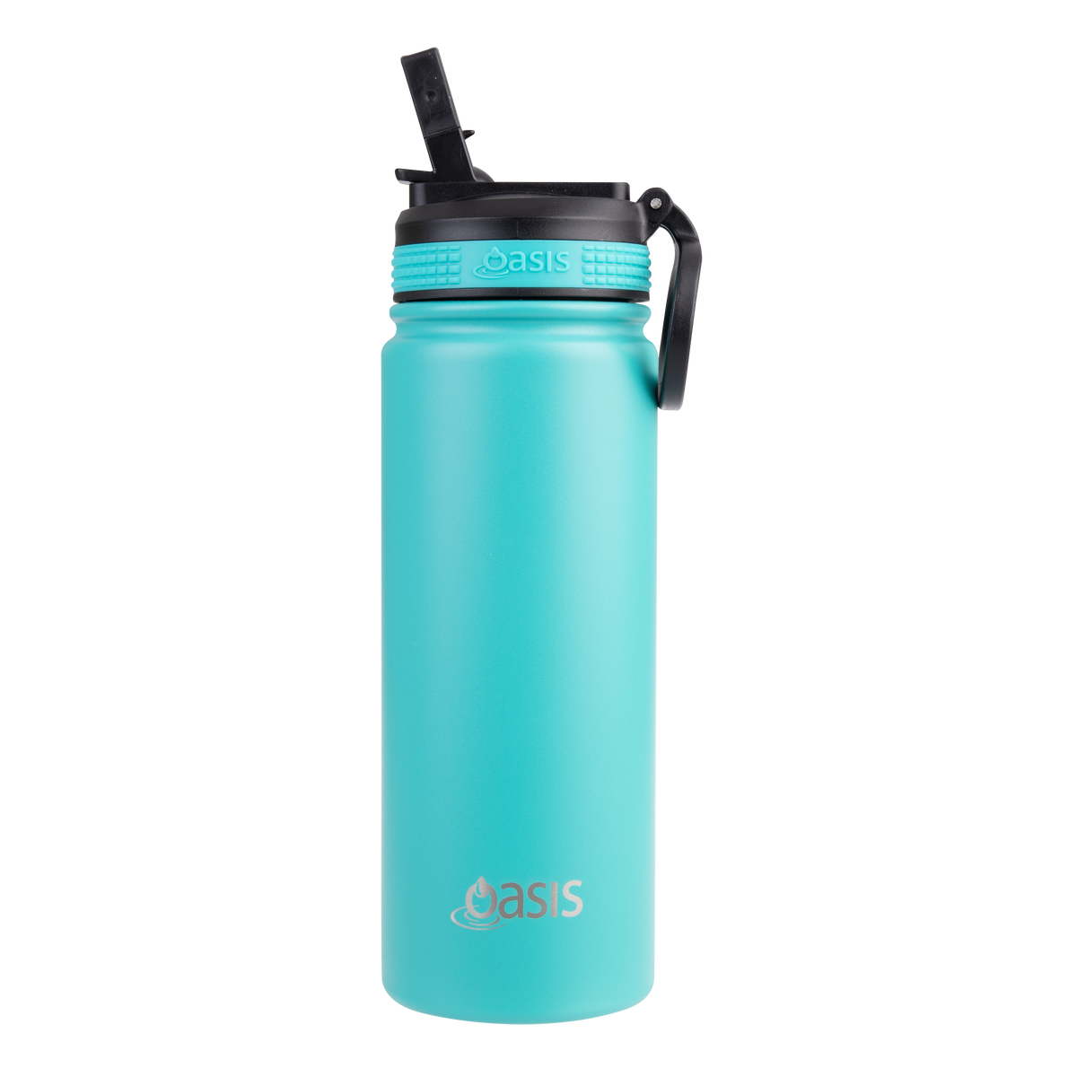 Oasis 550ml Insulated Sports Bottle with Sipper Straw