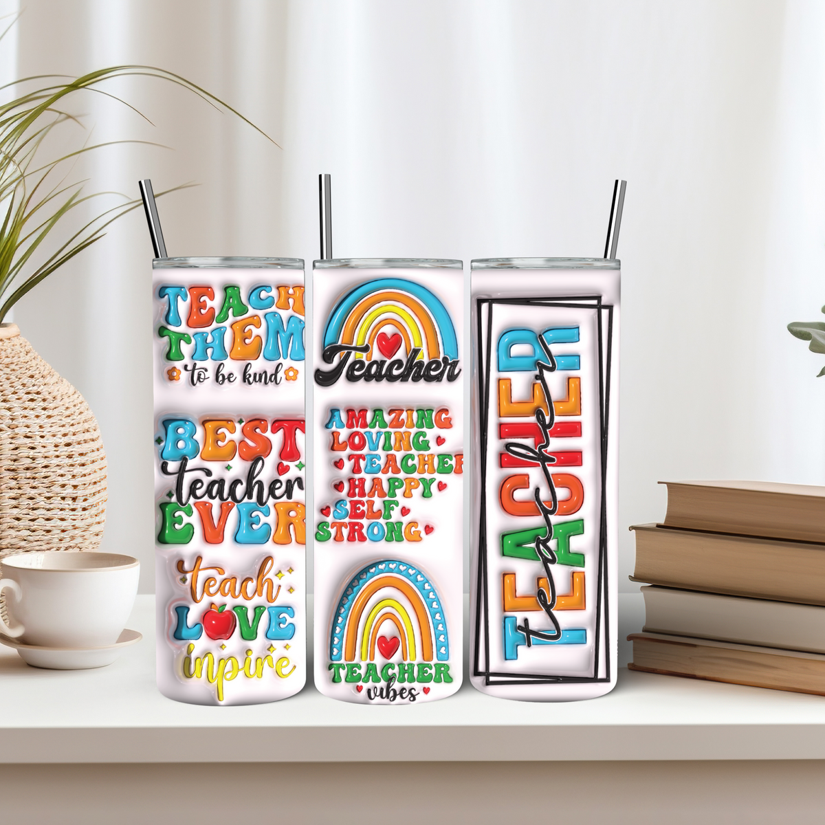 3D Teacher 600ml Tumbler (20oz)