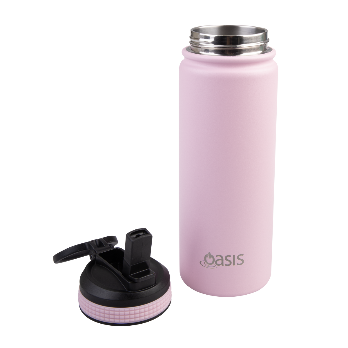 Oasis 550ml Insulated Sports Bottle with Sipper Straw