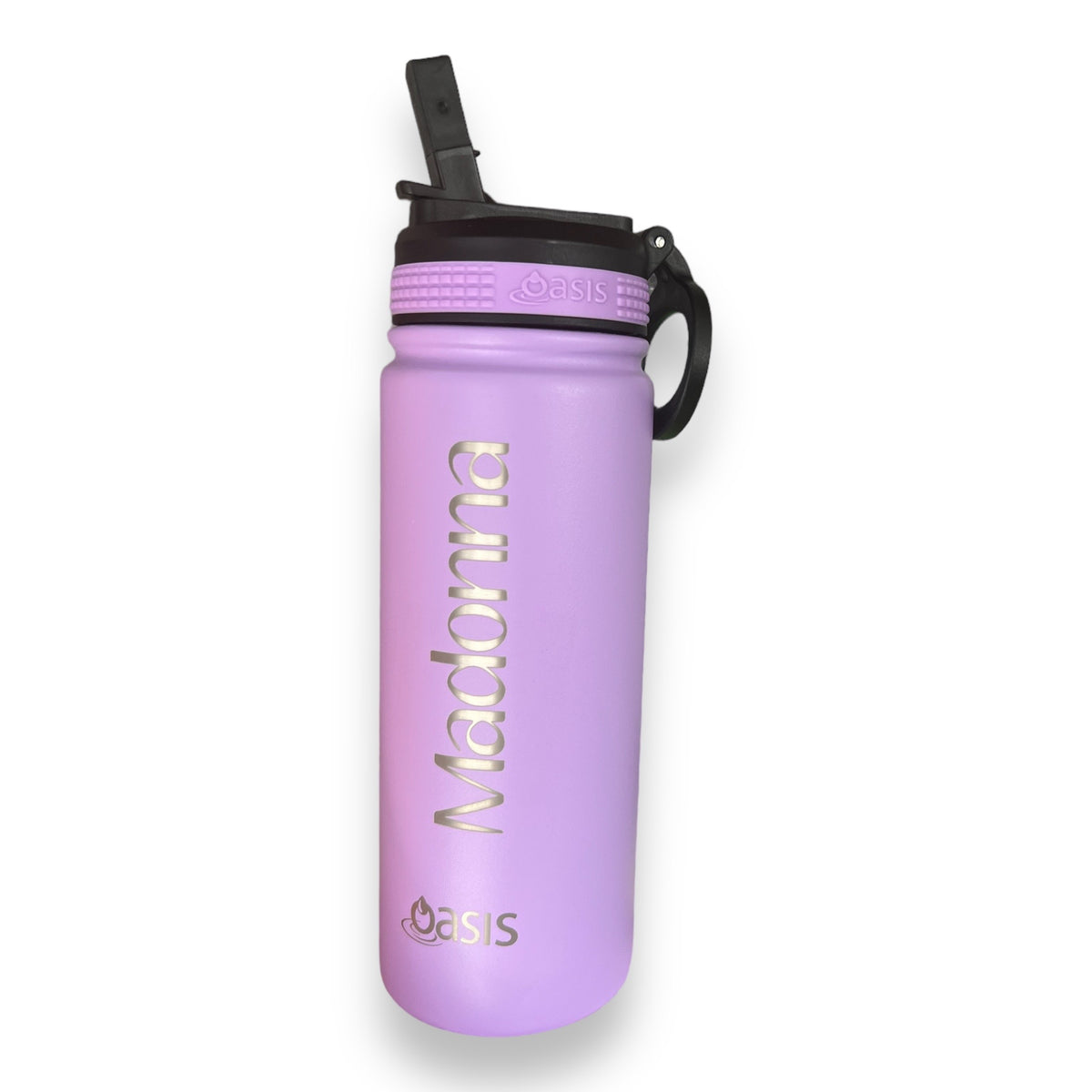 Oasis 550ml Insulated Sports Bottle with Sipper Straw
