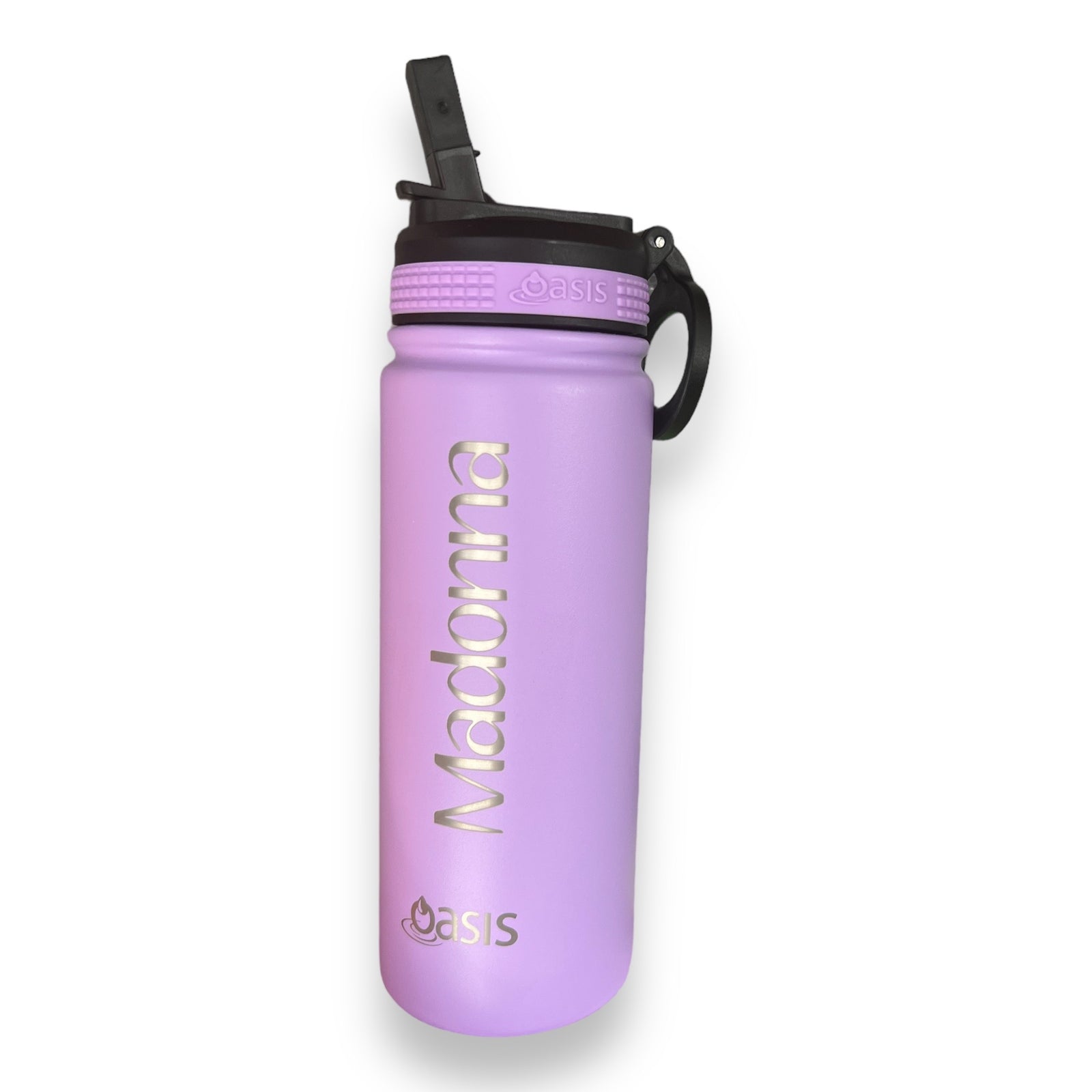 Oasis 550ml Insulated Sports Bottle with Sipper Straw