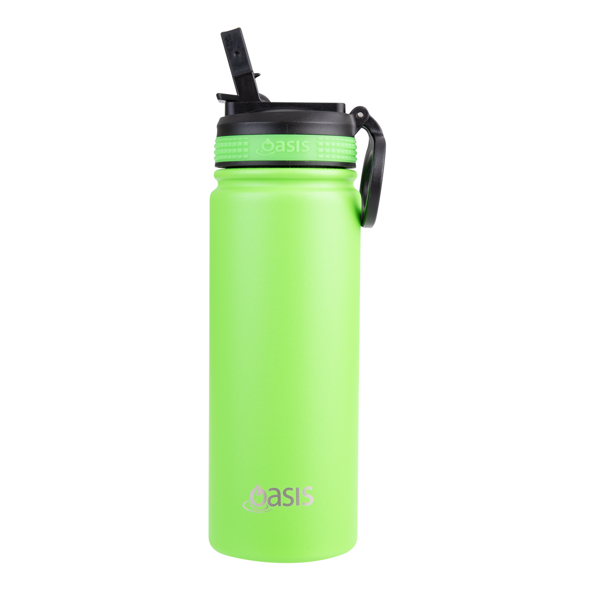 Oasis 550ml Insulated Sports Bottle with Sipper Straw
