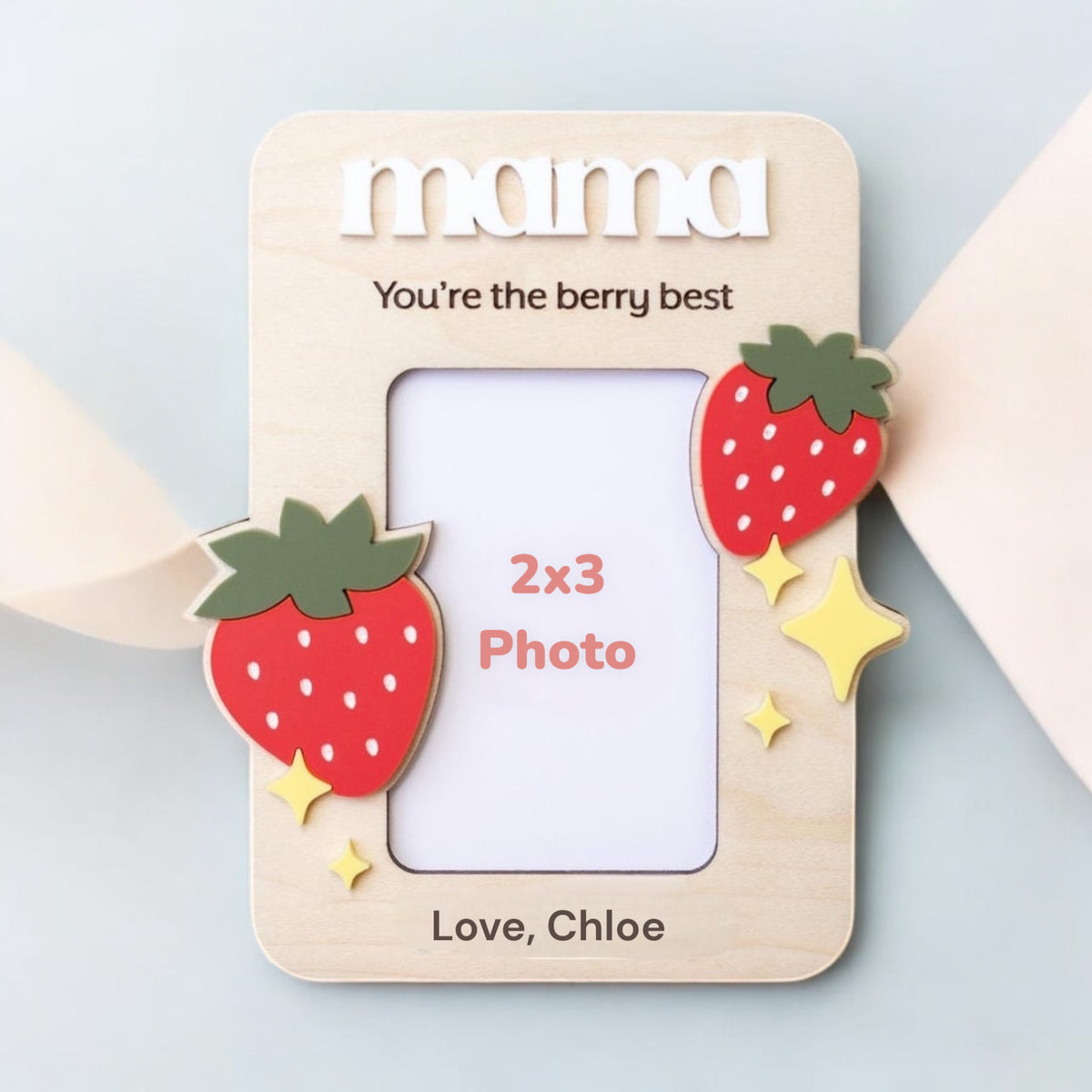 Personalised Mother’s Day Fridge Magnet Photo Frame