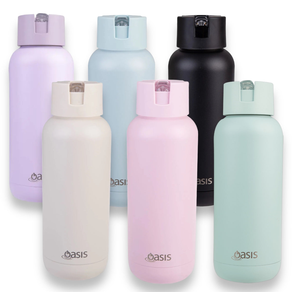 Oasis Moda Ceramic Lined Stainless Steel Triple Wall Insulated Drink Bottle