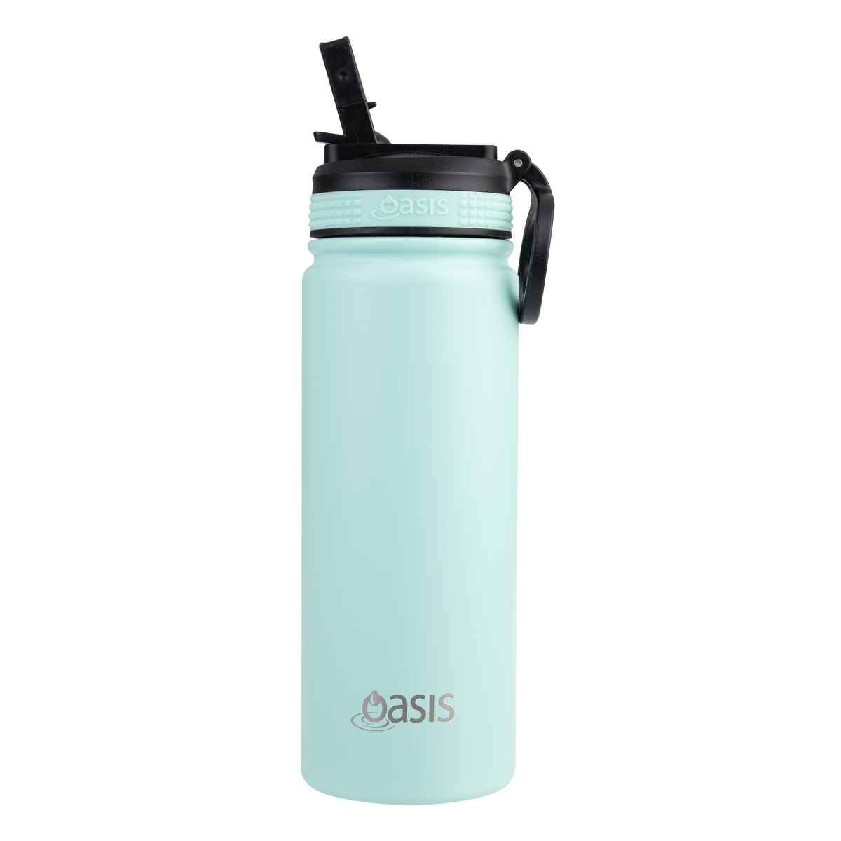 Oasis 550ml Insulated Sports Bottle with Sipper Straw