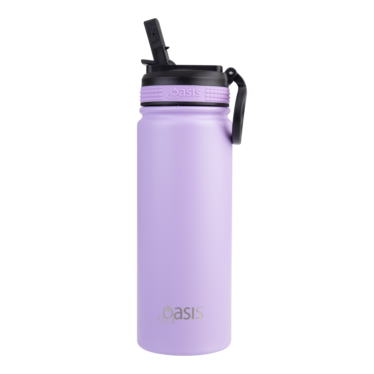 Oasis 550ml Insulated Sports Bottle with Sipper Straw