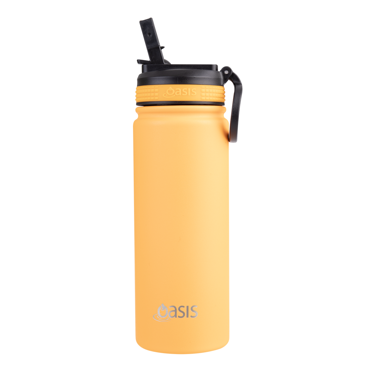 Oasis 550ml Insulated Sports Bottle with Sipper Straw