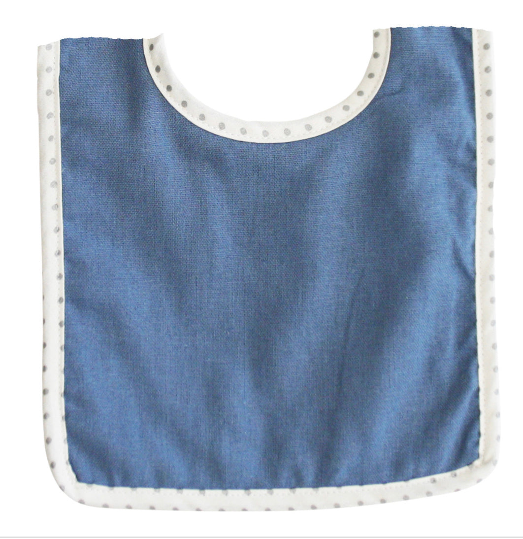 Bobby Bib Chambray Linen