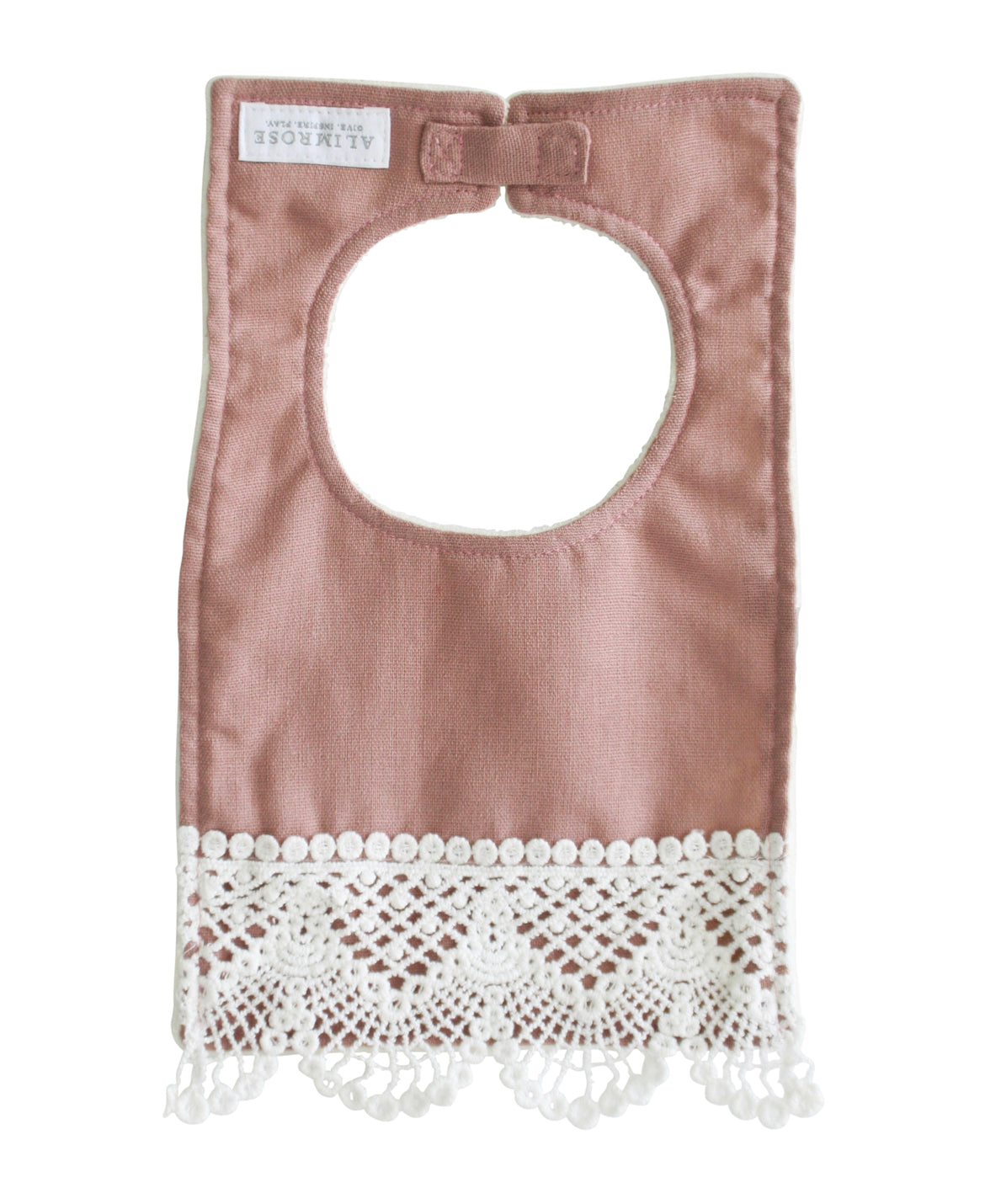 Erin Bib Ivory Rose