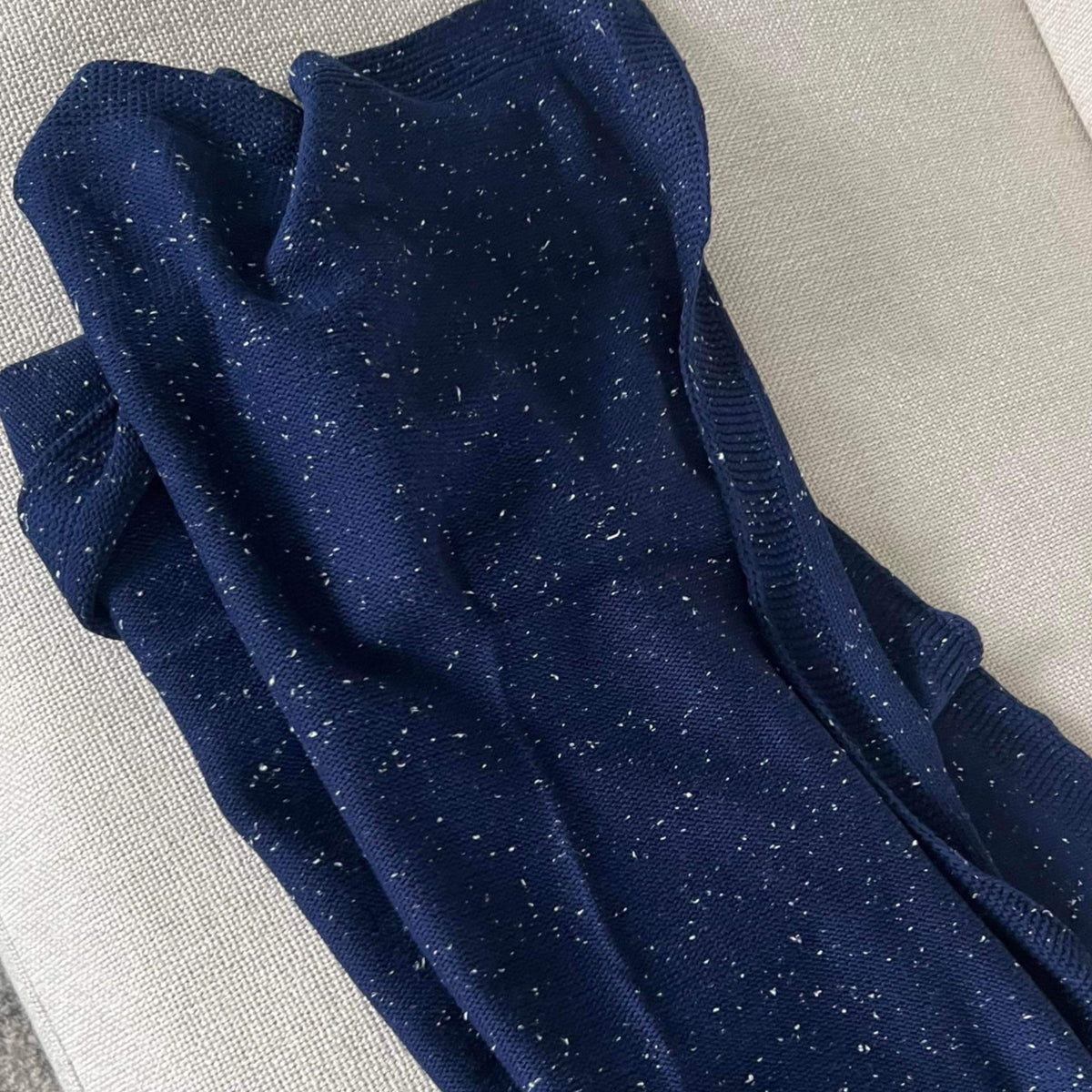 Personalised Cotton Knitted Baby Blanket