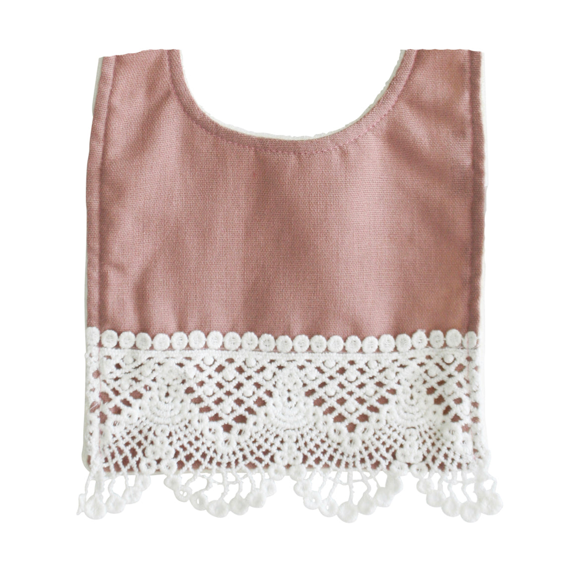Erin Bib Ivory Rose