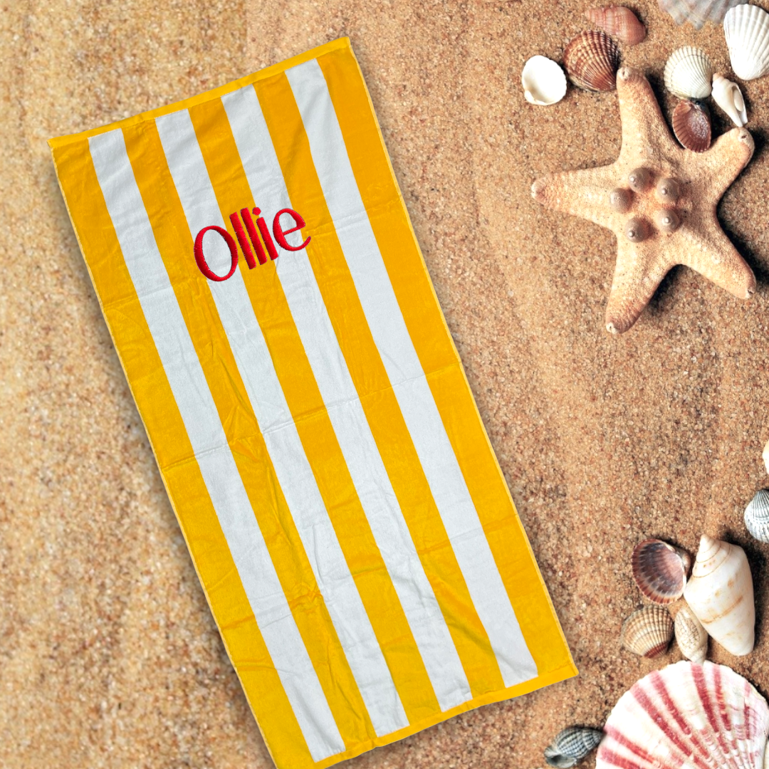 Personalised Beach Towel