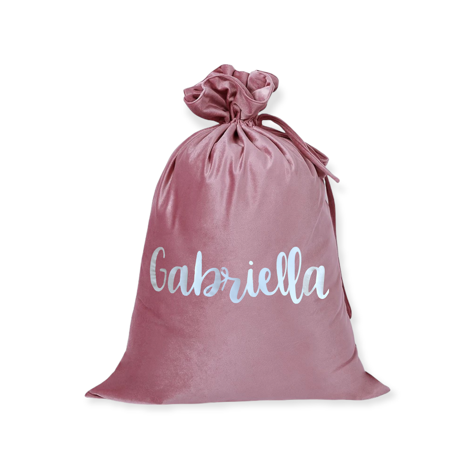 Personalised Santa Sack - Dusty Pink