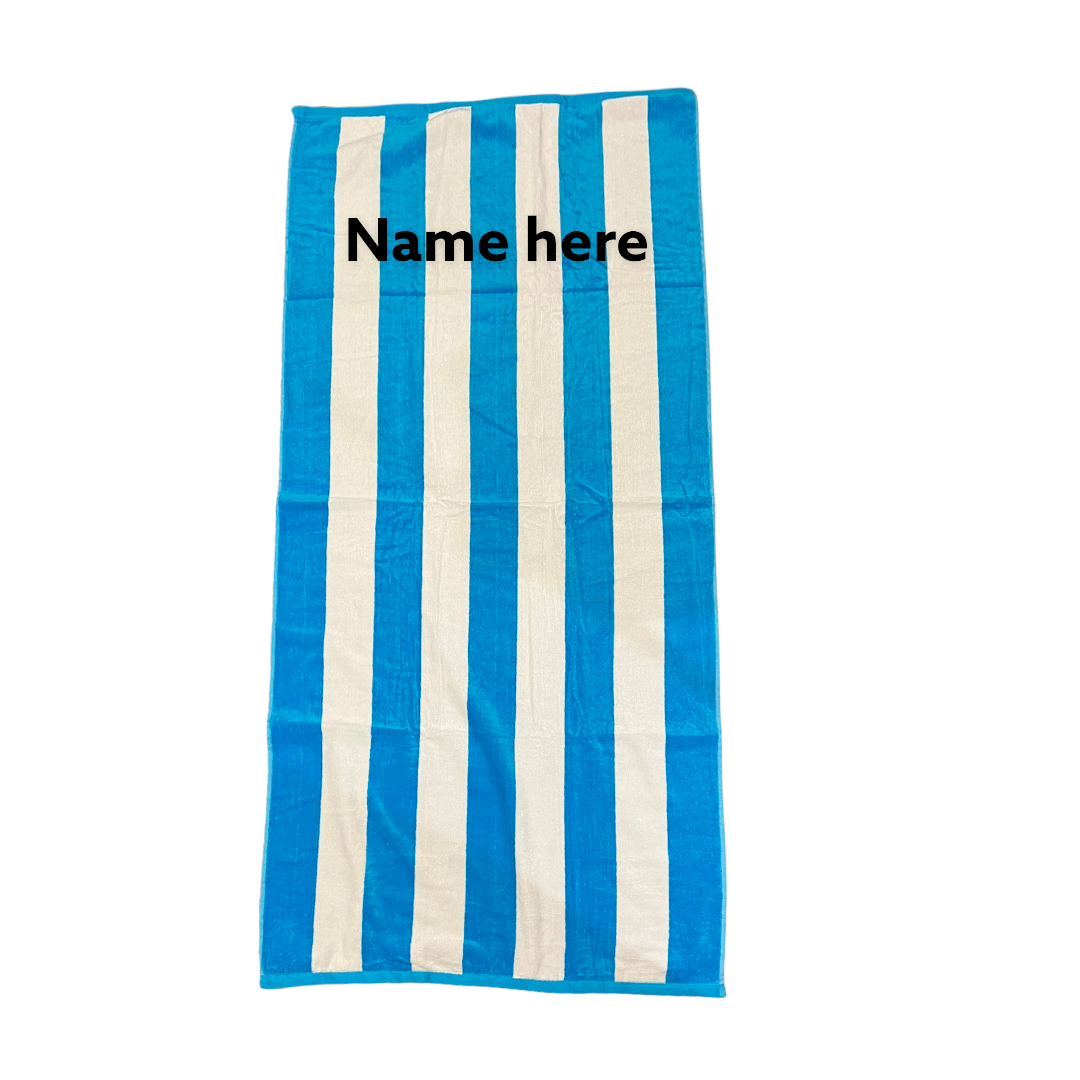 Personalised Beach Towel